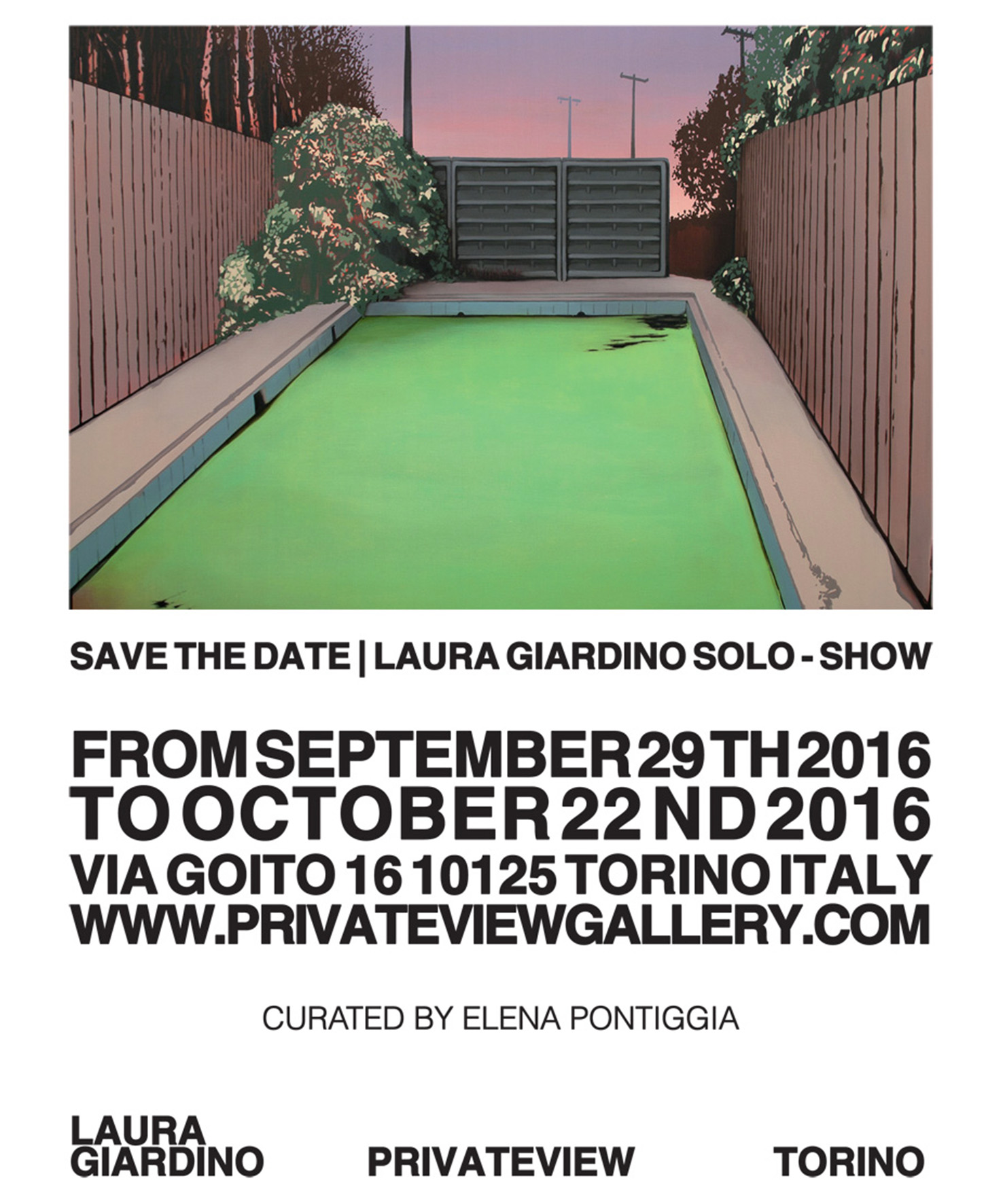 Laura Giardino, PrivateView Gallery, Torino, 29/09 - 22/10/2016 © L.Giardino/PrivateView